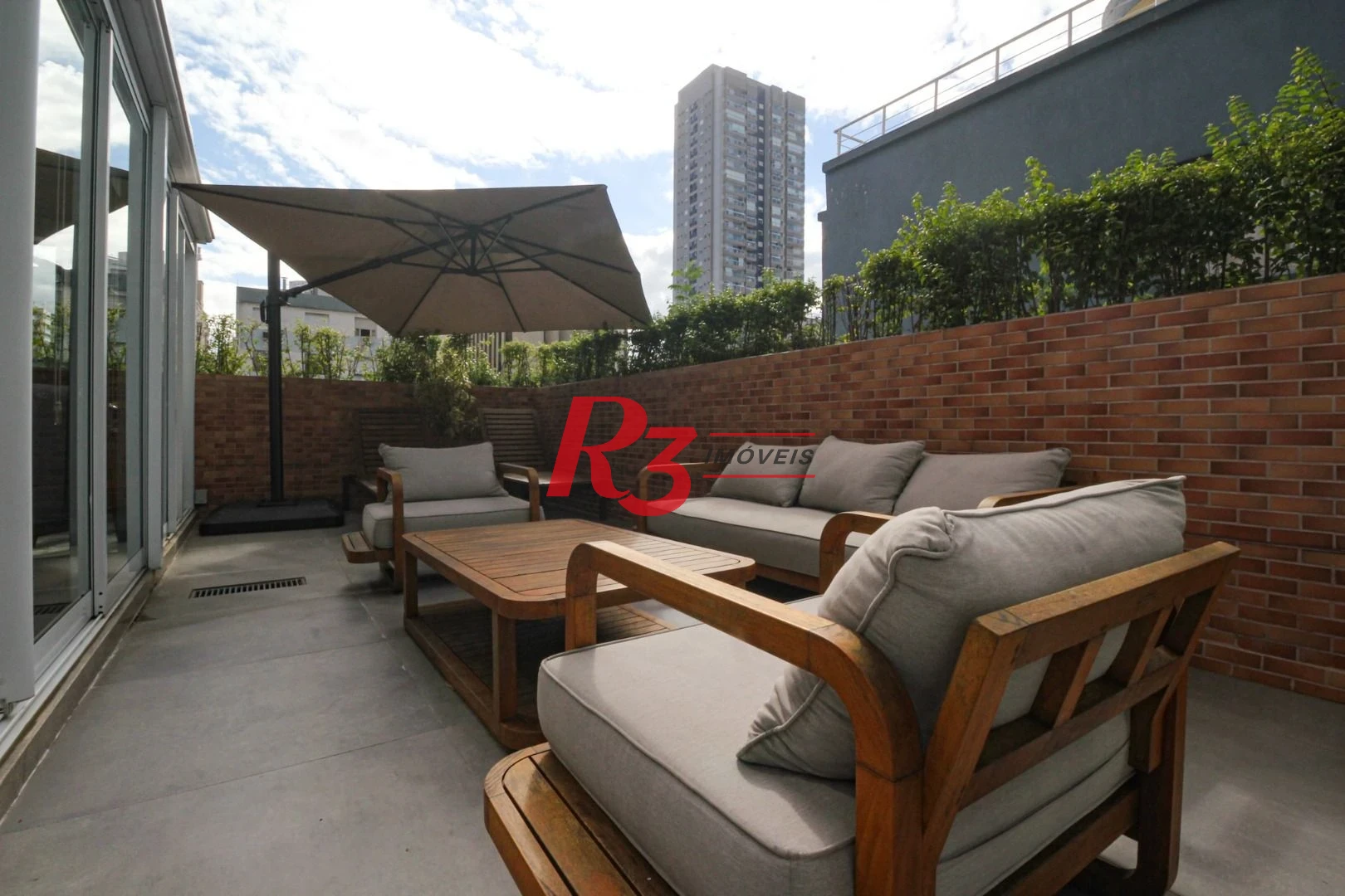Apartamento Garden com 3 dormitórios à venda, 183 m² por R$ 2.900.000,00 - Gonzaga - Santos/SP