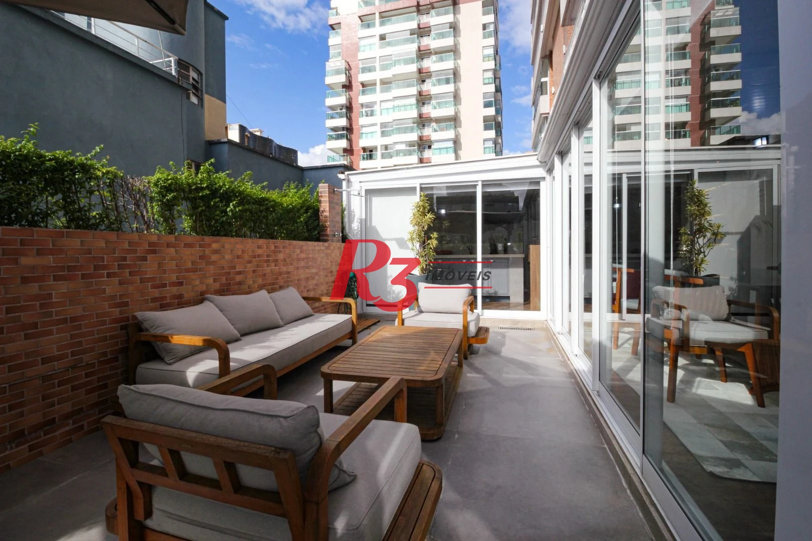 Apartamento Garden com 3 dormitórios à venda, 183 m² por R$ 2.900.000,00 - Gonzaga - Santos/SP