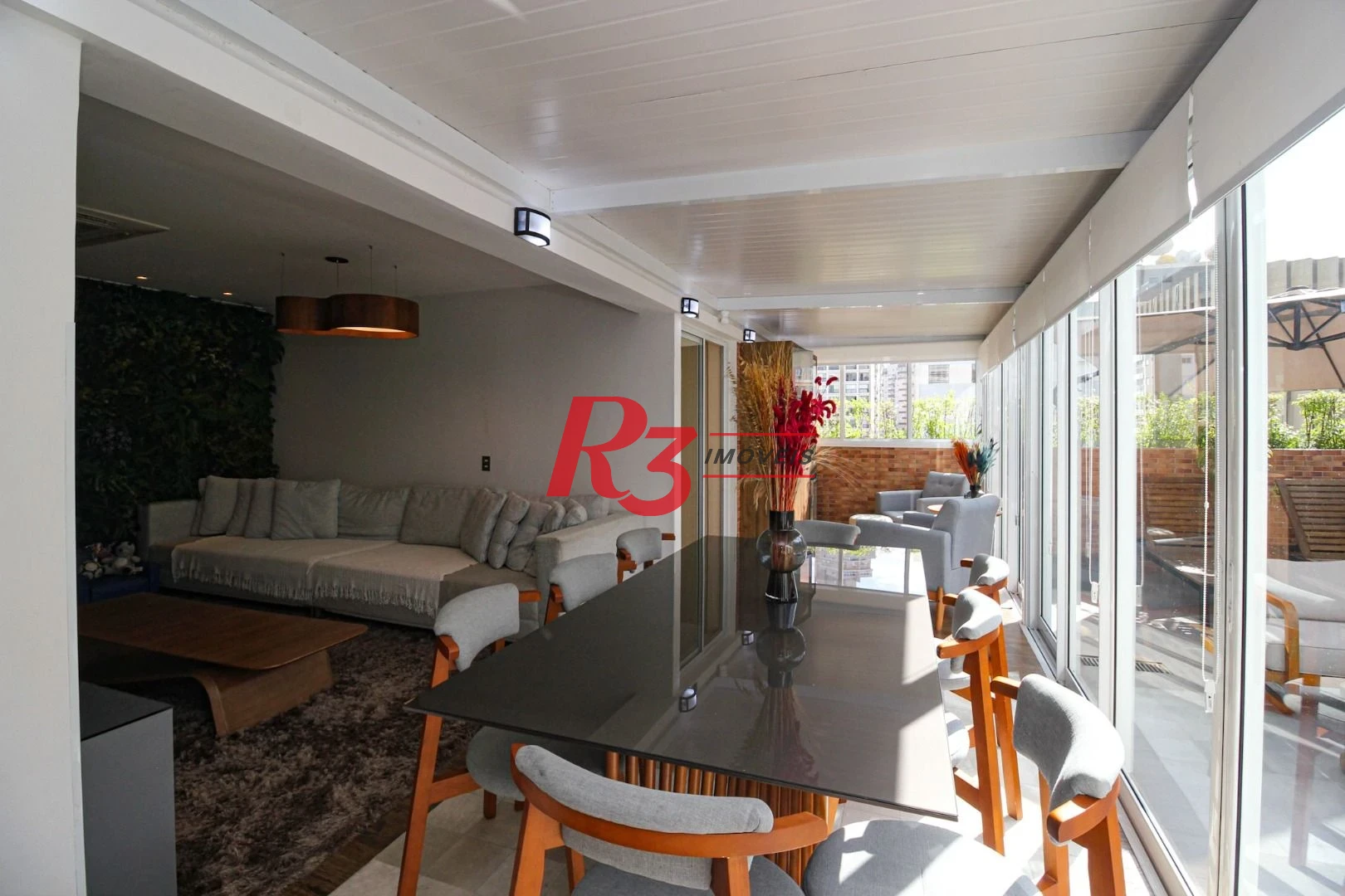 Apartamento Garden com 3 dormitórios à venda, 183 m² por R$ 2.900.000,00 - Gonzaga - Santos/SP