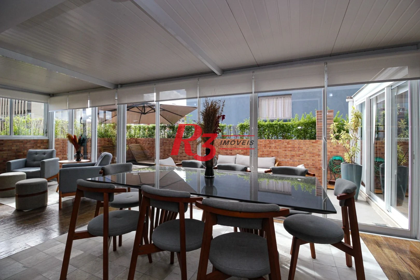 Apartamento Garden com 3 dormitórios à venda, 183 m² por R$ 2.900.000,00 - Gonzaga - Santos/SP