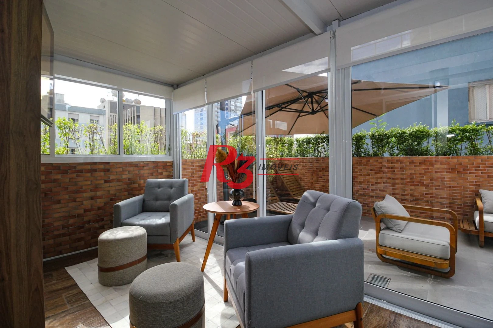Apartamento Garden com 3 dormitórios à venda, 183 m² por R$ 2.900.000,00 - Gonzaga - Santos/SP