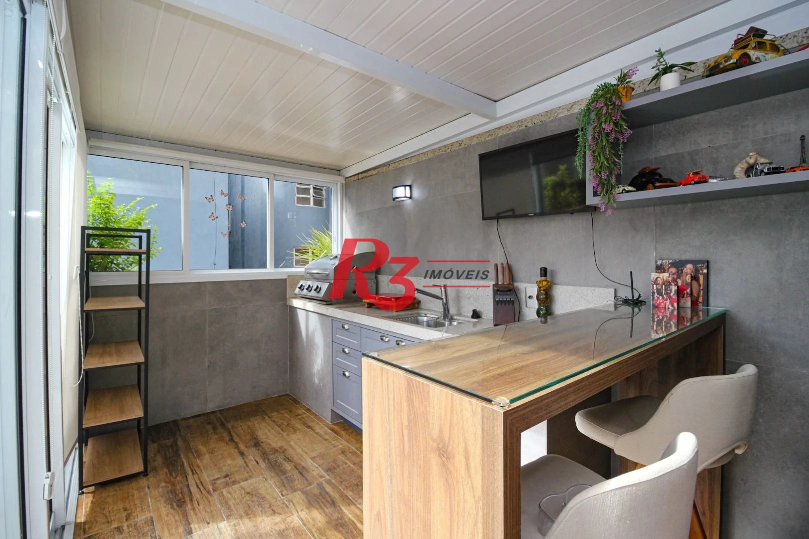 Apartamento Garden com 3 dormitórios à venda, 183 m² por R$ 2.900.000,00 - Gonzaga - Santos/SP
