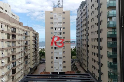 Apartamento com 1 dormitório à venda, 59 m² por R$ 425.000,00 - Pompéia - Santos/SP