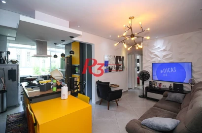 Apartamento com 3 dormitórios à venda, 97 m² por R$ 620.000,00 - José Menino - Santos/SP