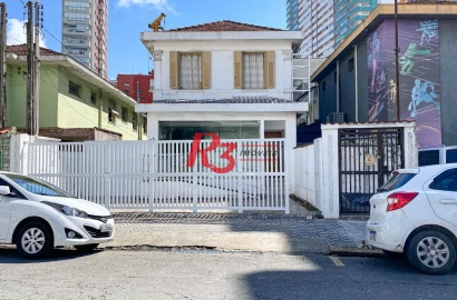 Casa para alugar, 270 m² por R$ 12.000,00/mês - Boqueirão - Santos/SP