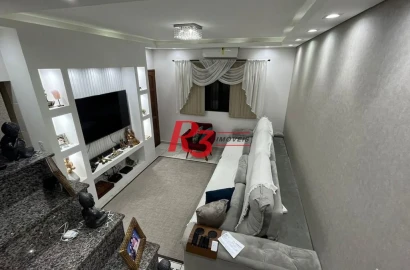 Village com 3 dormitórios à venda, 100 m² por R$ 350.000,00 - Vila Cascatinha - São Vicente/SP