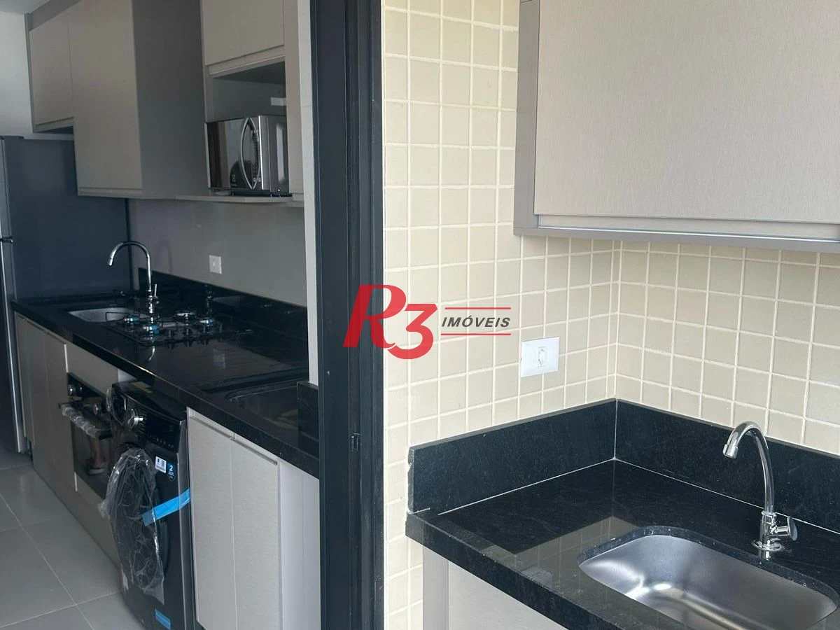 Apartamento com 2 dormitórios à venda, 75 m² por R$ 1.100.000,00 - José Menino - Santos/SP
