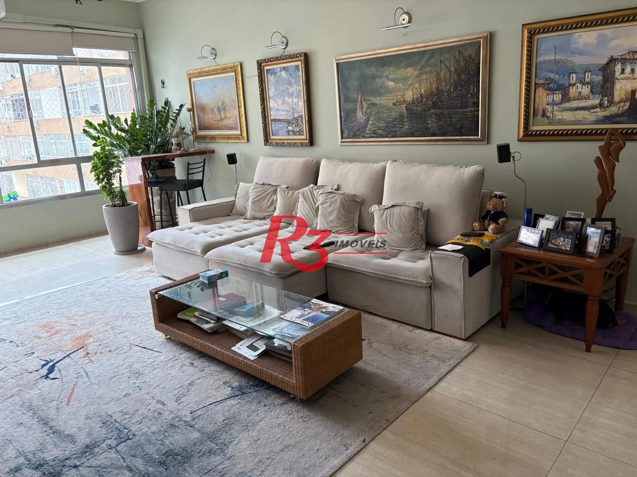 Apartamento com 2 dormitórios à venda, 100 m² por R$ 870.000,00 - Boqueirão - Santos/SP
