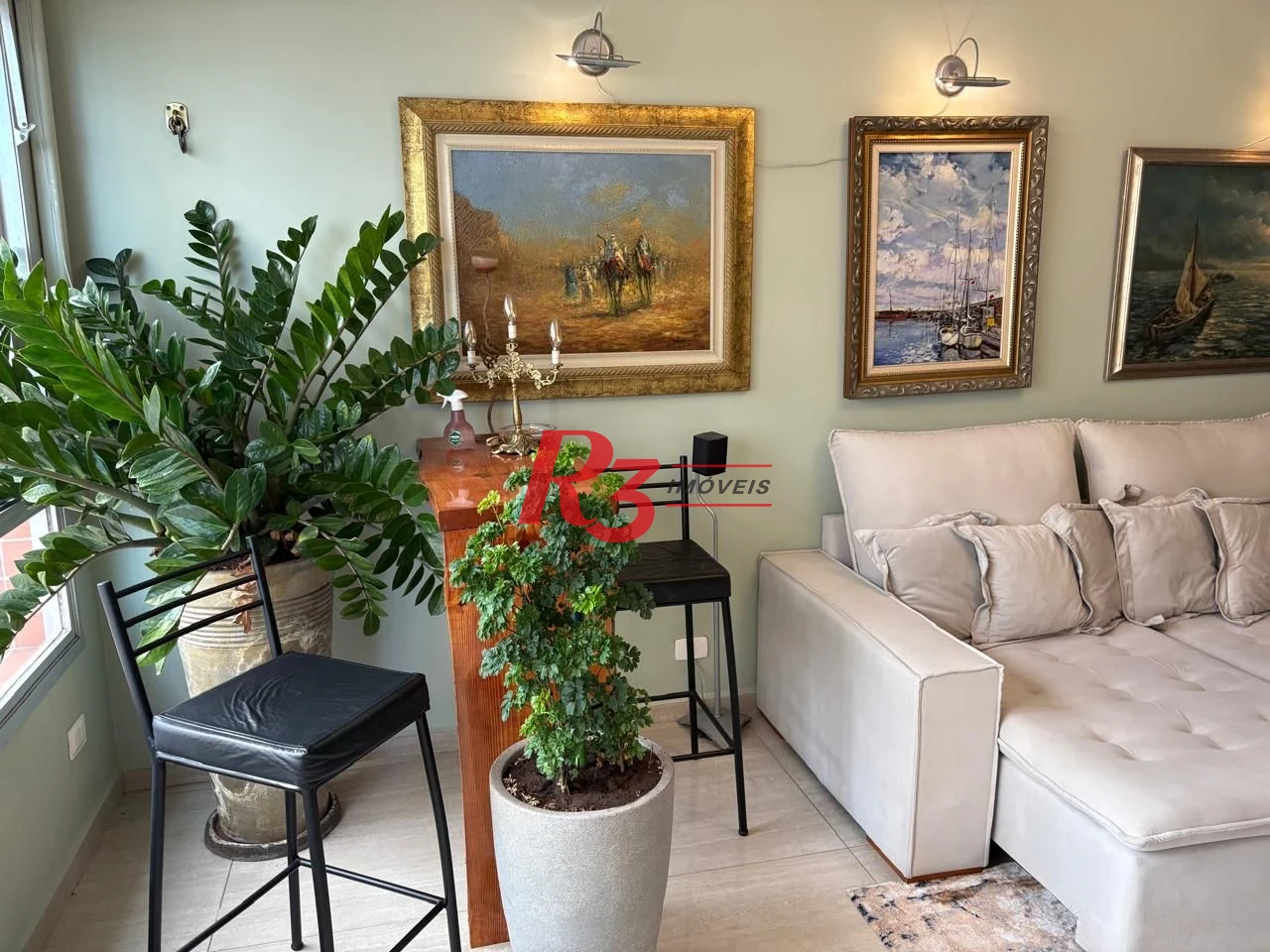 Apartamento com 2 dormitórios à venda, 100 m² por R$ 870.000,00 - Boqueirão - Santos/SP
