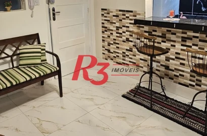 Apartamento à venda, 42 m² por R$ 400.000,00 - Gonzaga - Santos/SP