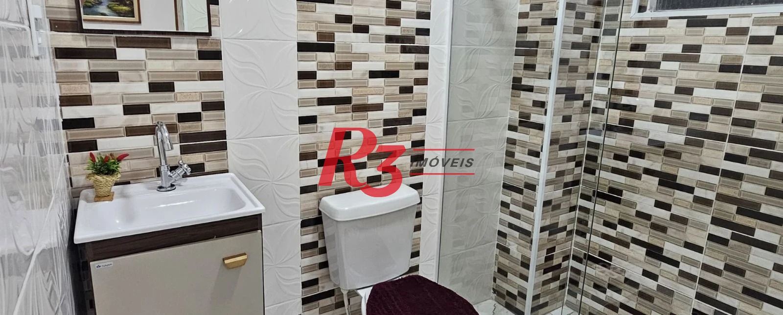 Apartamento com 1 dormitório à venda, 42 m² por R$ 400.000,00 - Gonzaga - Santos/SP