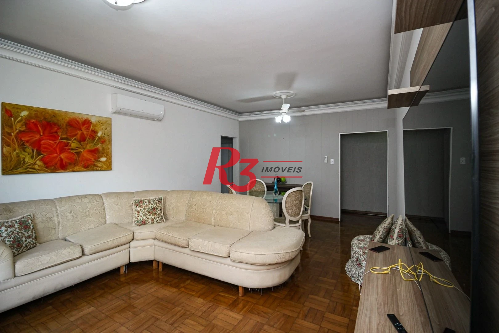 Apartamento para alugar, 125 m² por R$ 6.500,02/mês - Boqueirão - Santos/SP