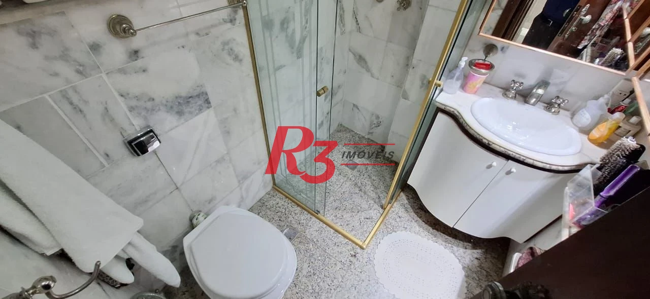 Apartamento com 3 dormitórios à venda, 148 m² por R$ 1.070.000,00 - Pompéia - Santos/SP