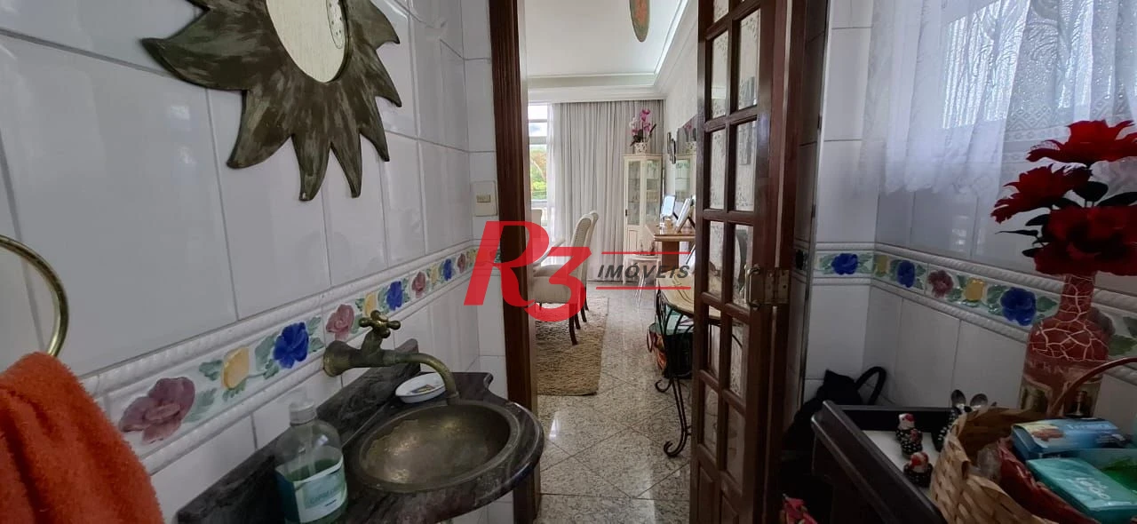 Apartamento com 3 dormitórios à venda, 148 m² por R$ 1.070.000,00 - Pompéia - Santos/SP