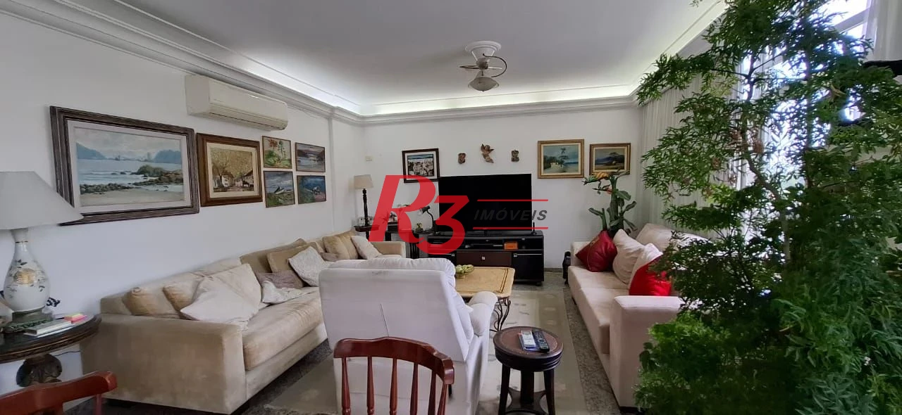 Apartamento com 3 dormitórios à venda, 148 m² por R$ 1.070.000,00 - Pompéia - Santos/SP