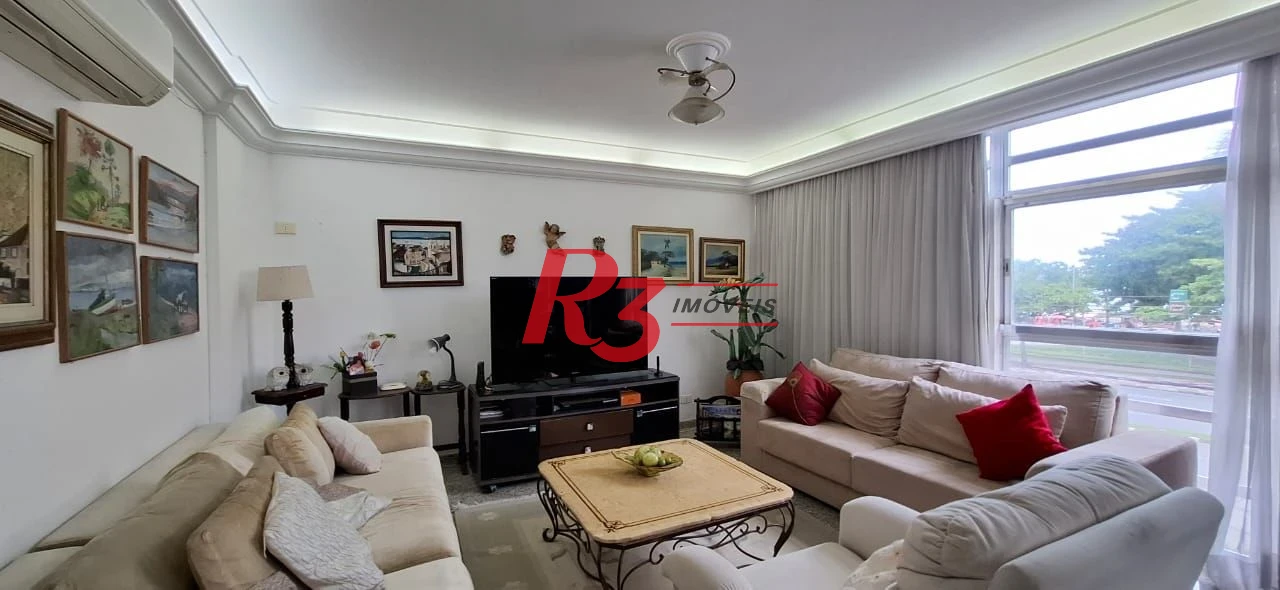 Apartamento com 3 dormitórios à venda, 148 m² por R$ 1.070.000,00 - Pompéia - Santos/SP
