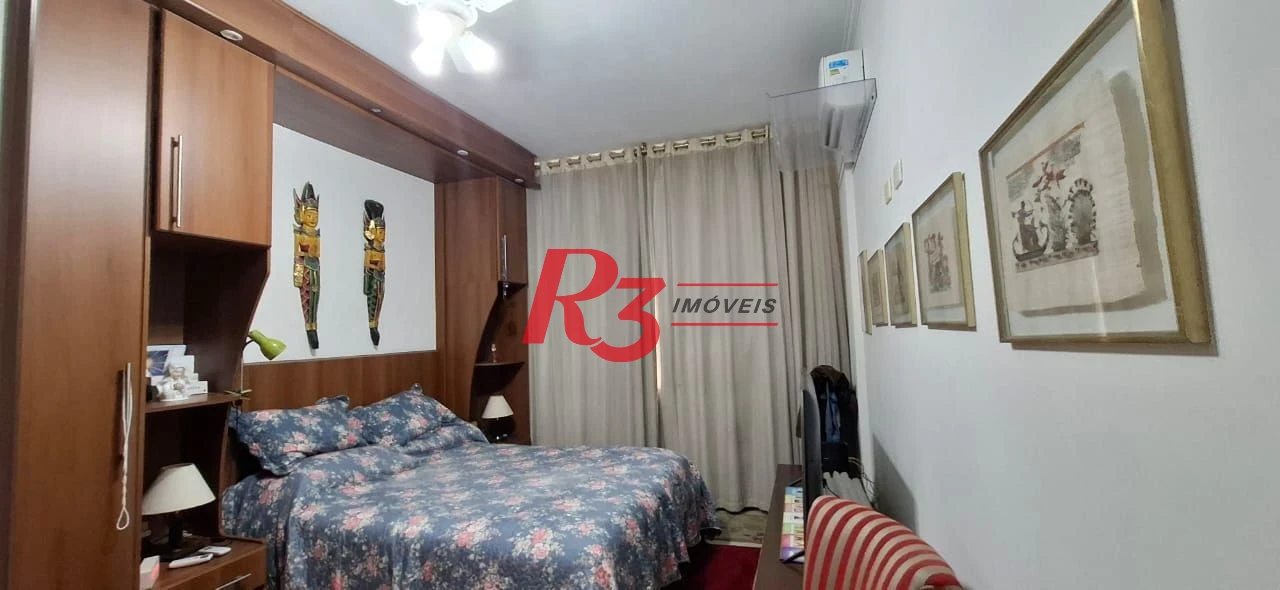 Apartamento com 3 dormitórios à venda, 148 m² por R$ 1.070.000,00 - Pompéia - Santos/SP