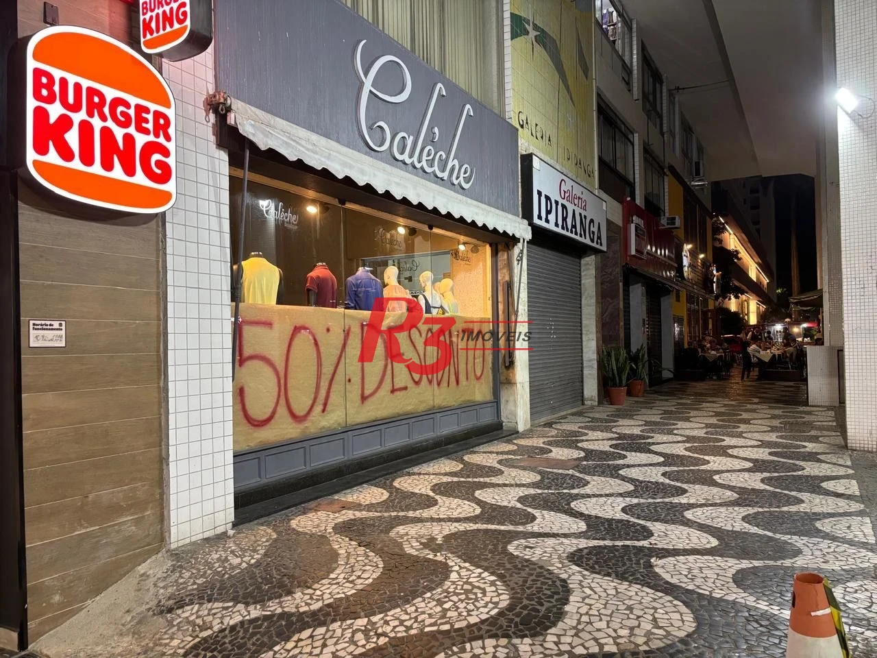 Loja, 130 m² - venda por R$ 4.500.000,00 ou aluguel por R$ 35.000,00/mês - Gonzaga - Santos/SP