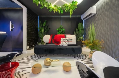 Apartamento Amplo com Design Premiado de Frente para o Mar no Gonzaga