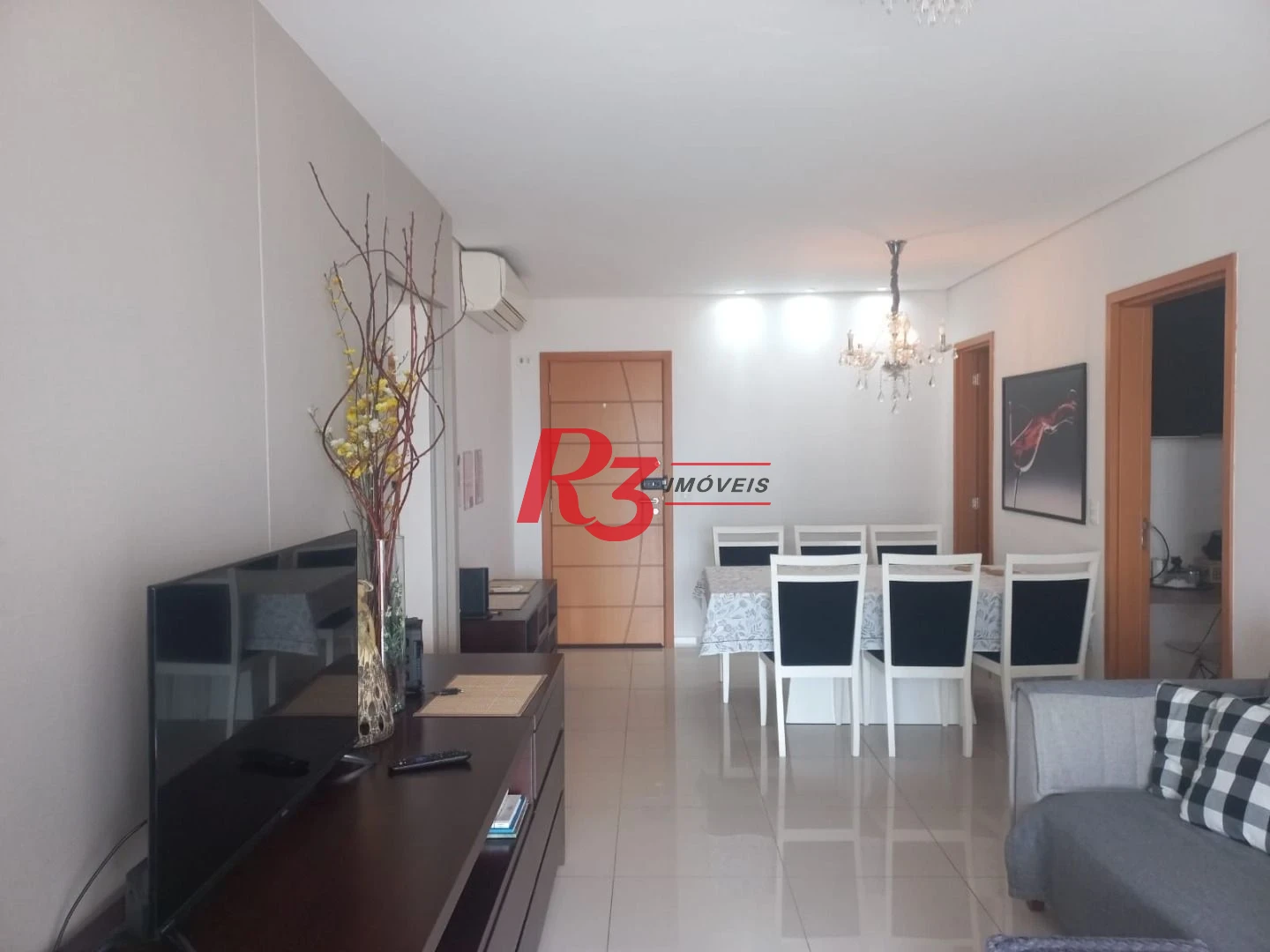 Apartamento com 3 dormitórios, 130 m² - venda por R$ 1.950.000,00 ou aluguel por R$ 13.908,00/mês - Aparecida - Santos/SP