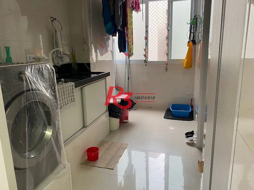 R3 REAL ESTATE VENDE! Apartamento Vista Mar  com 3 dormitórios à venda, 173 m² por R$ 1.050.000 - Gonzaga - Santos/SP