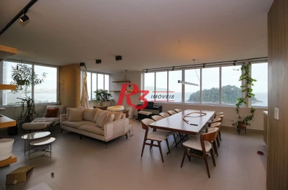 Apartamento com 3 dormitórios à venda, 215 m² por R$ 2.660.000,00 - José Menino - Santos/SP