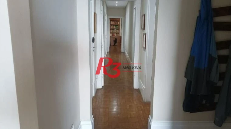 Apartamento com 3 dormitórios à venda, 260 m² por R$ 2.050.000,00 - Embaré - Santos/SP