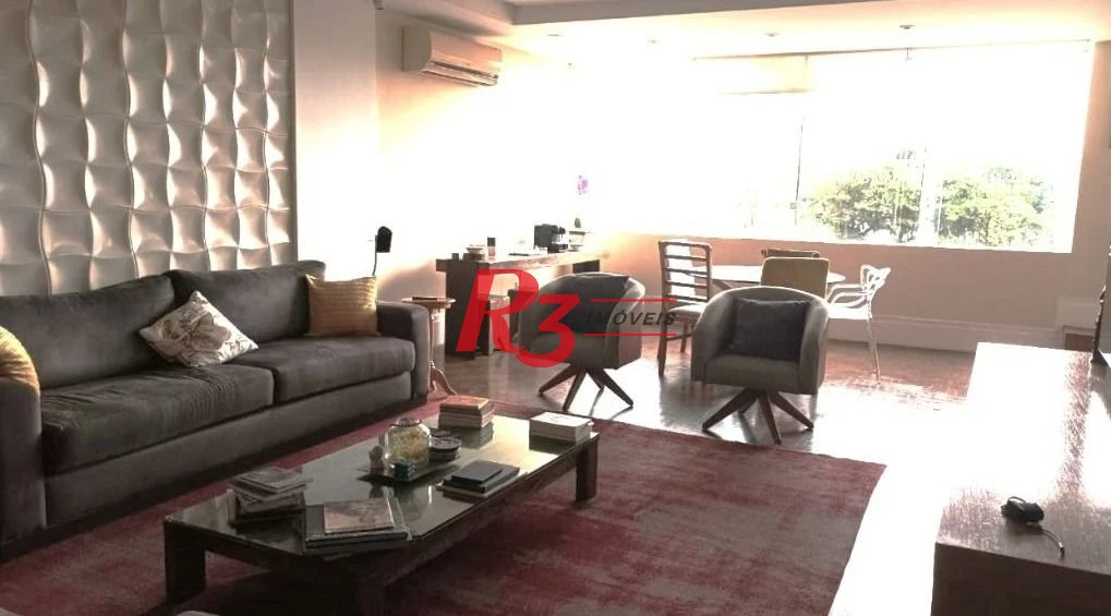 Apartamento com 3 dormitórios à venda, 260 m² por R$ 2.050.000,00 - Embaré - Santos/SP