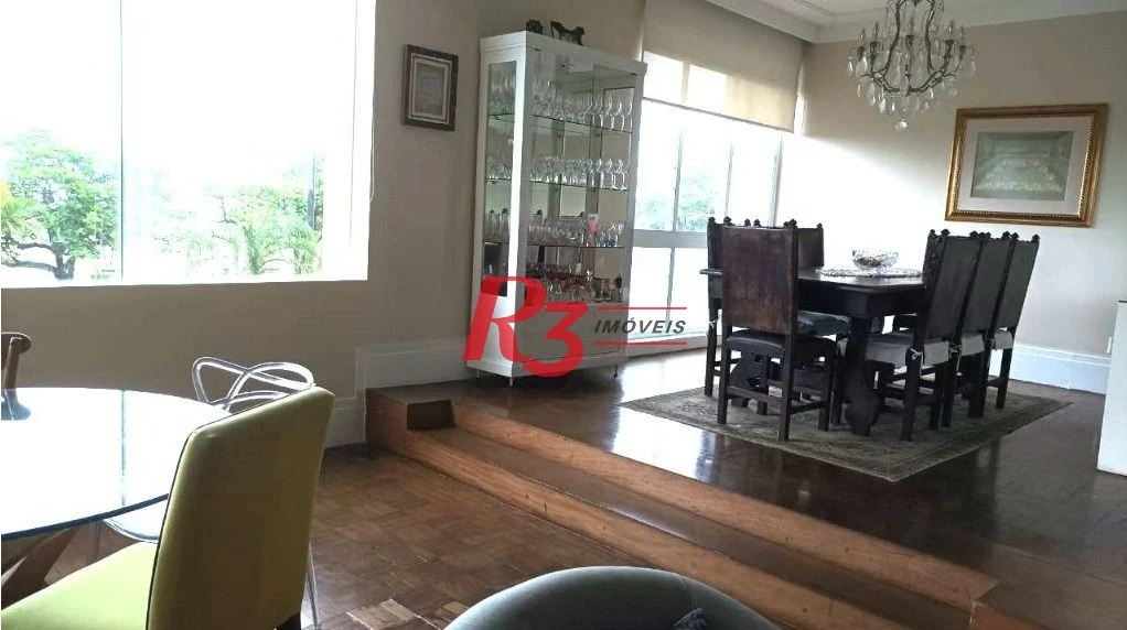 Apartamento com 3 dormitórios à venda, 260 m² por R$ 2.050.000,00 - Embaré - Santos/SP