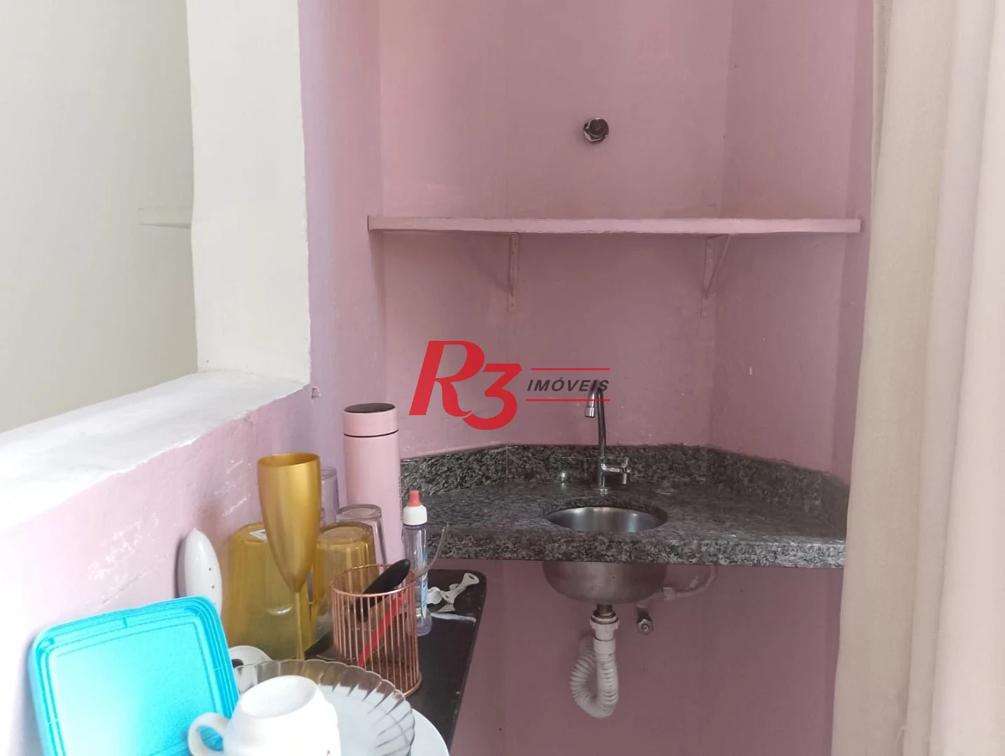 Sala para alugar, 69 m²  por R$ 3.000/mês - Boqueirão - Santos/SP