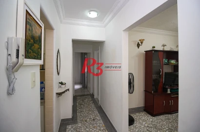 Apartamento com 2 dormitórios à venda, 94 m² por R$ 800.000,00 - Gonzaga - Santos/SP