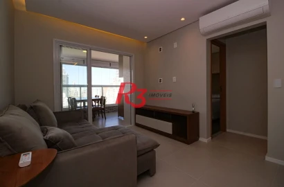 Apartamento com 2 dormitórios para alugar, 65 m² por R$ 8.000,00/mês - Vila Rica - Santos/SP