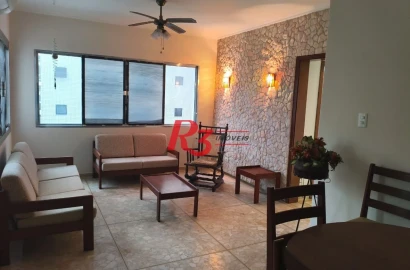 Apartamento com 2 dormitórios à venda, 80 m² por R$ 590.000,00 - Pompéia - Santos/SP