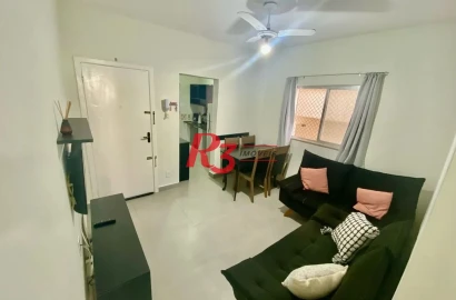 Apartamento com 1 dormitório à venda, 67 m² por R$ 470.000,00 - Embaré - Santos/SP