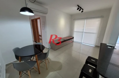 Apartamento com 1 dormitório à venda, 52 m² por R$ 640.000,00 - Embaré - Santos/SP