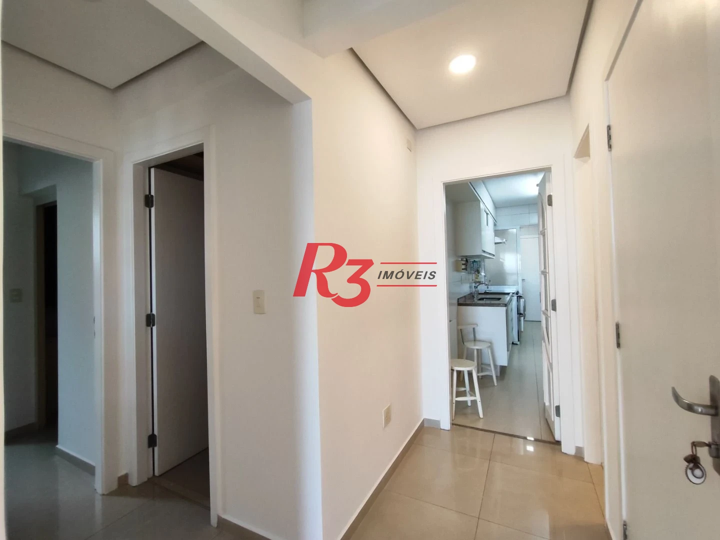 Apartamento com 3 dormitórios para alugar, 94 m² por R$ 7.000,00/mês - Gonzaga - Santos/SP