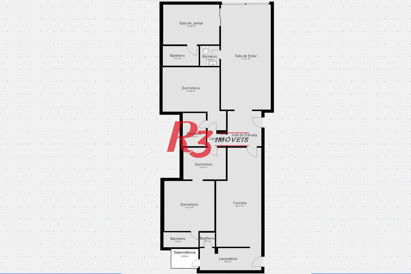 Apartamento com 3 dormitórios à venda, 238 m² por R$ 1.184.293,51 - Boqueirão - Santos/SP
