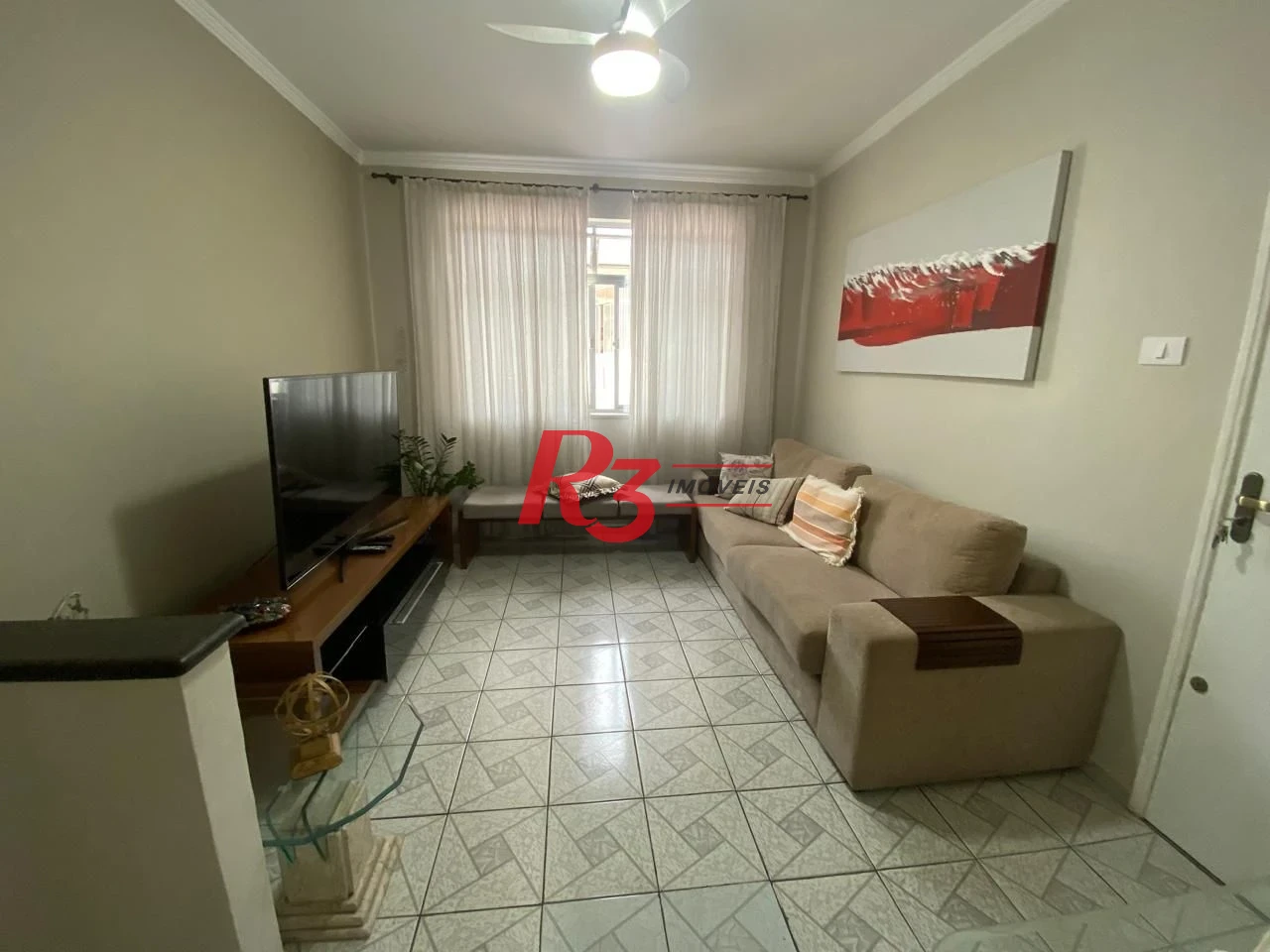 Apartamento com 2 dormitórios à venda, 40 m² por R$ 440.000,00 - Gonzaga - Santos/SP