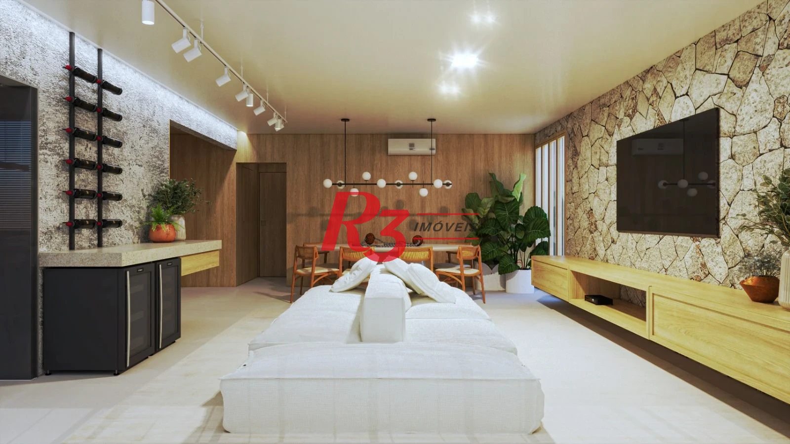 Apartamento RETROFIT com 3 SUITES  venda, 160 m² por R$ 2.450.000 - Gonzaga - Santos/SP