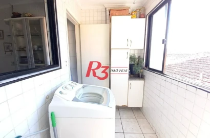 Apartamento com 2 dormitórios à venda, 70 m² por R$ 450.000,00 - Campo Grande - Santos/SP