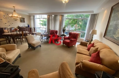 Apartamento com 4 dormitórios à venda, 193 m² por R$ 1.290.000,00 - Embaré - Santos/SP