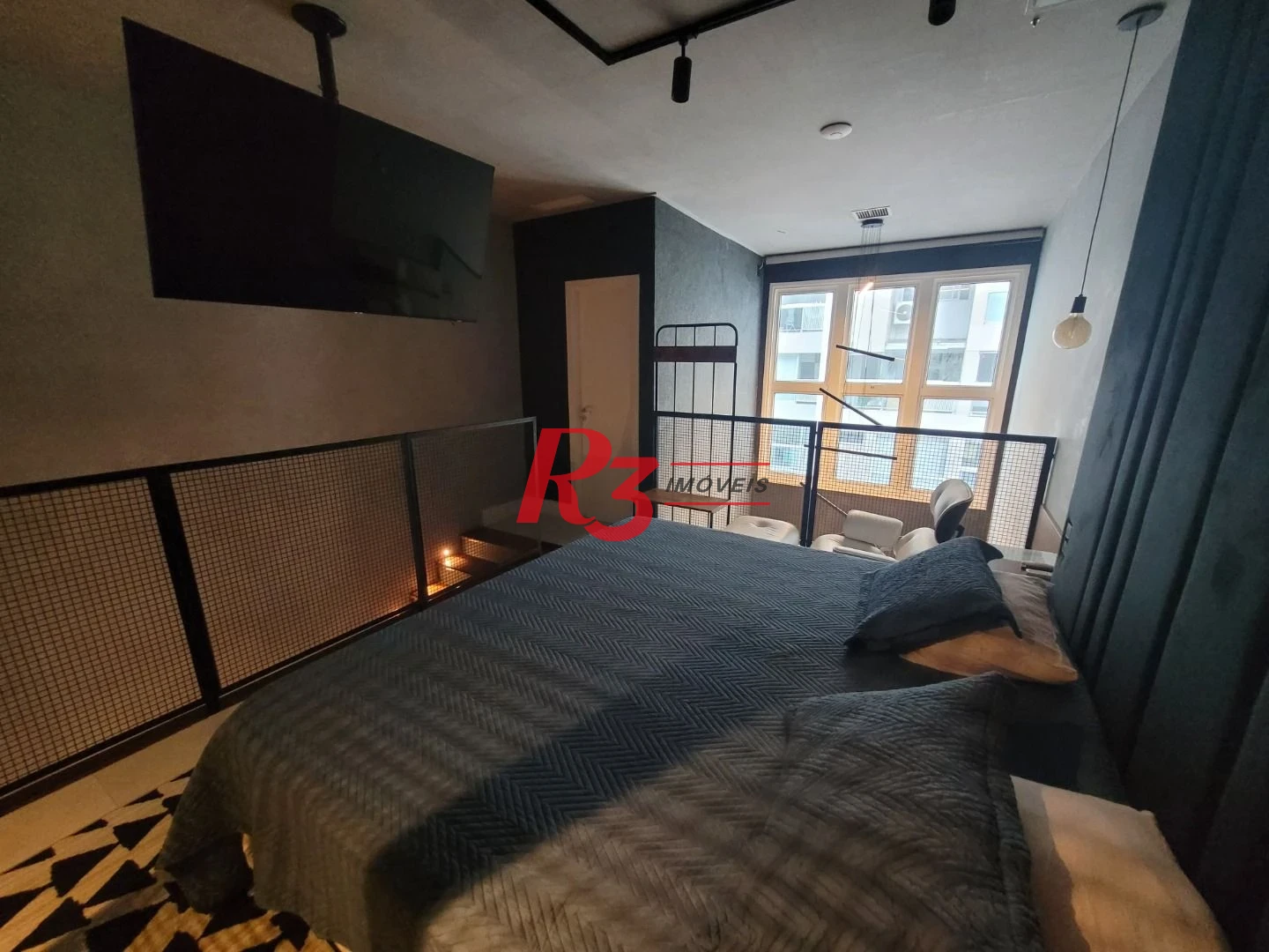 Loft com 1 dormitório, 69 m² - venda por R$ 920.000,00 ou aluguel por R$ 7.500,00/mês - Gonzaga - Santos/SP
