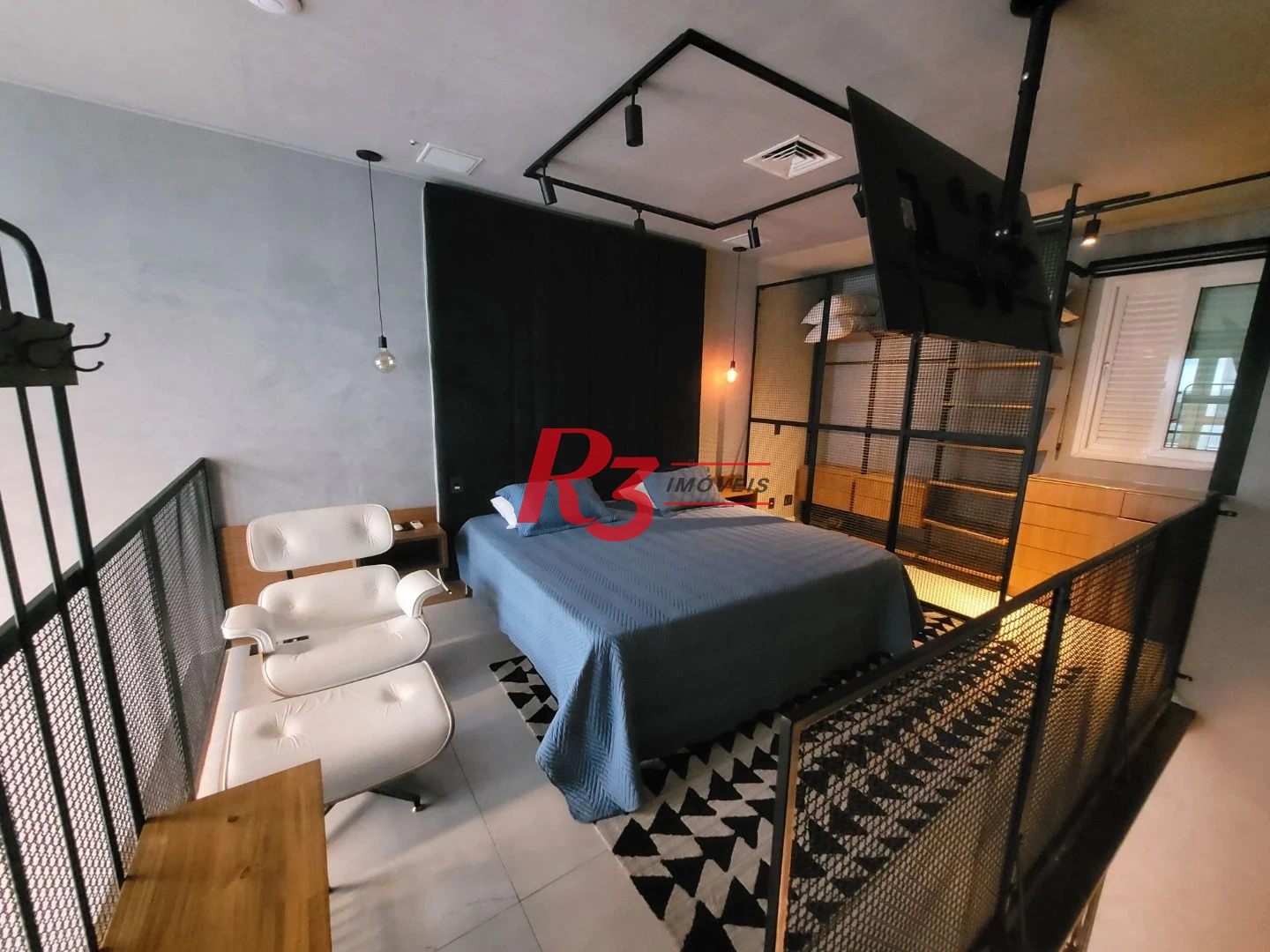 Loft com 1 dormitório, 69 m² - venda por R$ 920.000,00 ou aluguel por R$ 7.500,00/mês - Gonzaga - Santos/SP