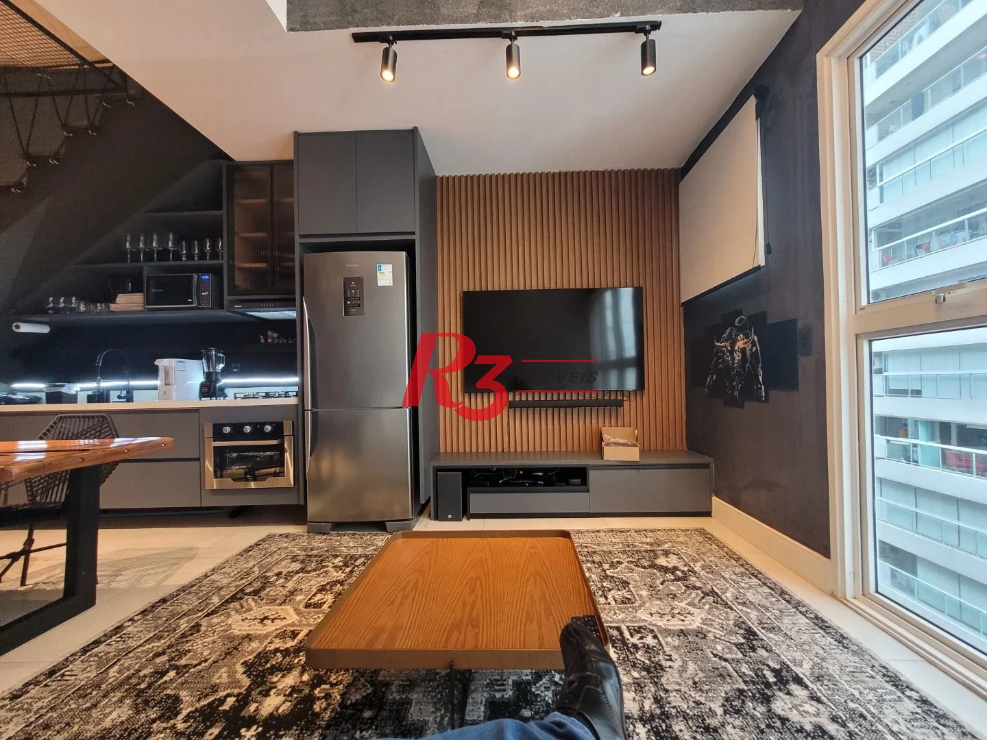 Loft com 1 dormitório, 69 m² - venda por R$ 920.000,00 ou aluguel por R$ 7.500,00/mês - Gonzaga - Santos/SP