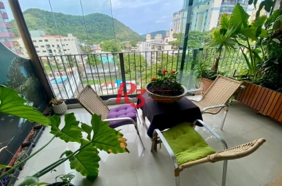 Cobertura com 3 dormitórios à venda, 298 m² por R$ 1.300.000,00 - Jardim Las Palmas - Guarujá/SP