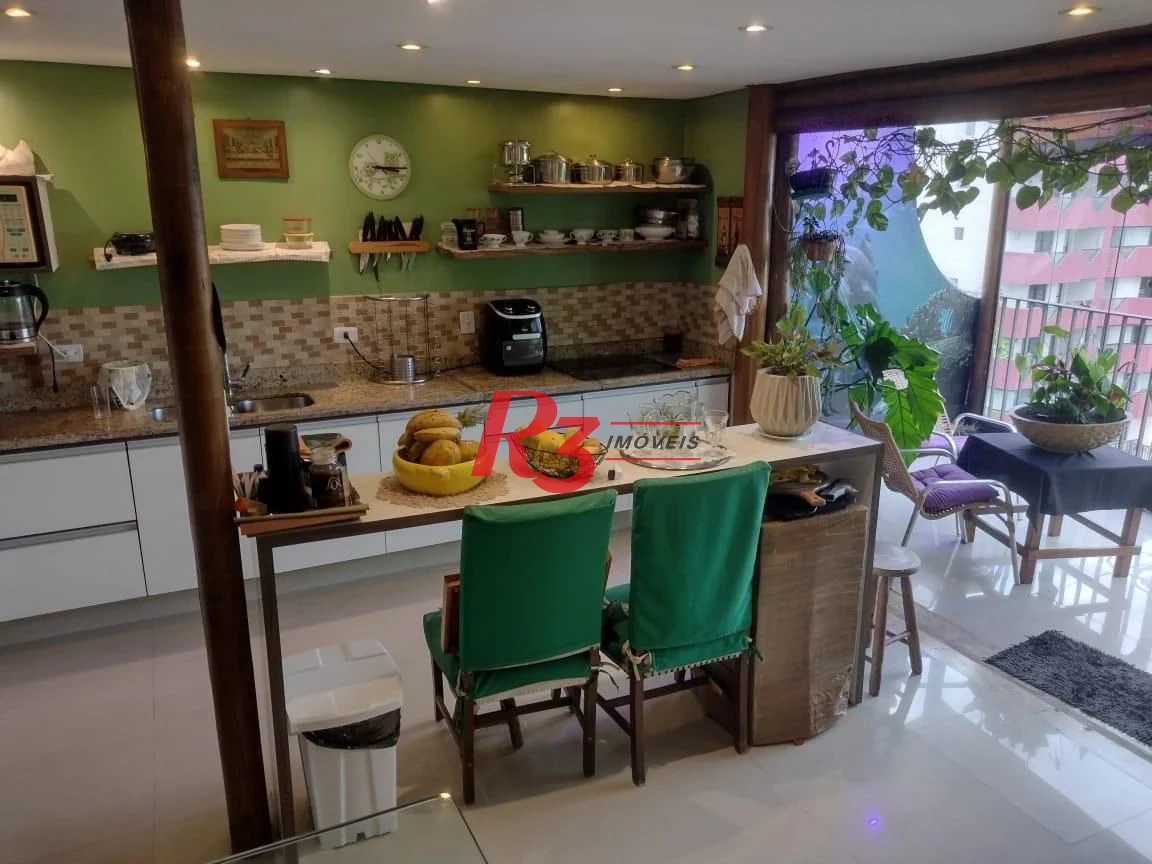 Cobertura com 3 dormitórios à venda, 298 m² por R$ 1.300.000,00 - Jardim Las Palmas - Guarujá/SP