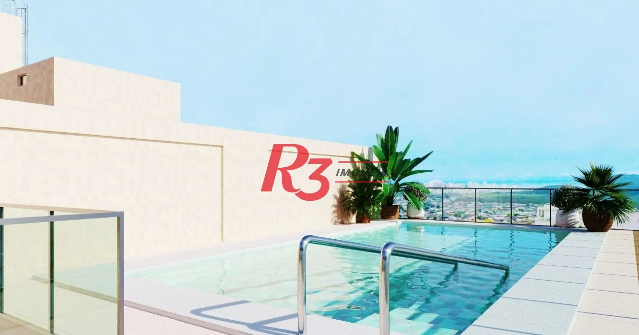 Apartamento com 2 dormitórios à venda, 65 m² por R$ 860.000,00 - Ponta da Praia - Santos/SP