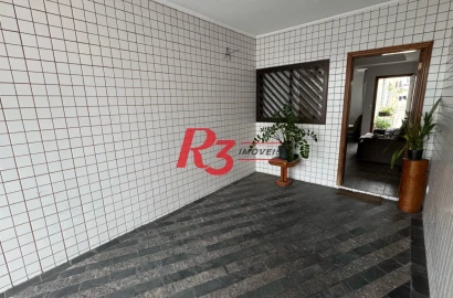 Casa com 3 dormitórios, 152 m² - venda por R$ 900.000,00 ou aluguel por R$ 4.934,00/mês - Campo Grande - Santos/SP