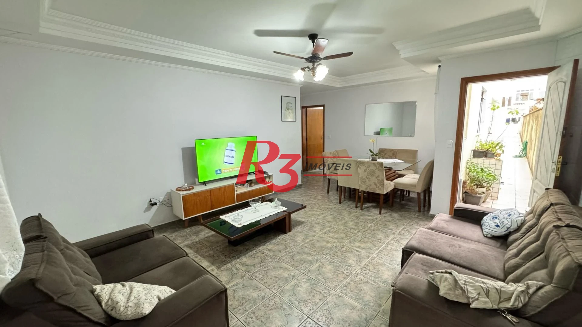 Casa com 3 dormitórios, 152 m² - venda por R$ 960.000,00 ou aluguel por R$ 5.000,00/mês - Campo Grande - Santos/SP