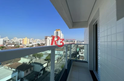 Apartamento com 2 dormitórios para alugar, 59 m² por R$ 4.000,02/mês - Macuco - Santos/SP